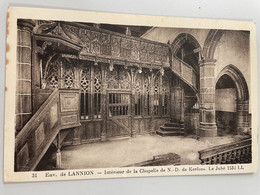 CPSM - 22 - Environs De Lannion - Jubé De La Chapelle De Kerfon - Lannion