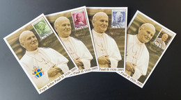 Sierra Leone 2020 Mi. ? Carte Maximum Maxi Card Pape Pope Papst John Jean Johannes Paul II Pastoral Visits - Papi