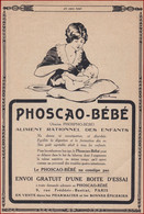 Phoscao-bébé Aliment Des Enfants. Fourrure Girard Et Boitte. Fourrure De Grand Luxe. 1914. - Advertising
