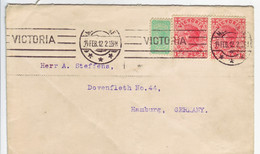 AUSTALIA VICTORIA   Brief  Cover Lettre 1912 To Germany - Brieven En Documenten