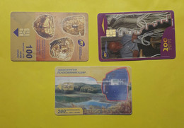 Macedonia 3 Different Chip Phone Cards - Nordmazedonien