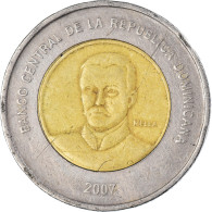 Monnaie, République Dominicaine, 10 Pesos, 2007 - Dominicaine