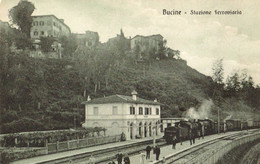 BUCINE / AREZZO : STAZIONE FERROVIARIA / LA GARE / THE TRAIN STATION ~ 1910 - '915 - RRR !!! (aj456) - Andere Städte