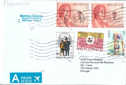 Belgique Cover To Portugal - Lettres & Documents