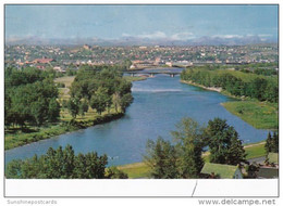 Canada Calgary Showing Bow River 1966 - Calgary