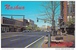 New Hampshire Nashua Main Street Looking North - Nashua