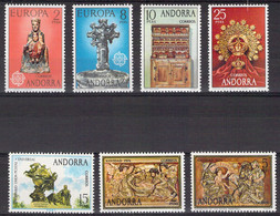 ANDORRA - Lot Année 1974 Complète - Neufs **MHN - Nuevos