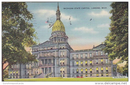 Michigan Lansing State Capitol Building 1940 - Lansing