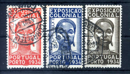 1934 PORTOGALLO SET USATO Esposizione Coloniale - Oblitérés