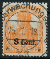 BES. 1WK ETAPPE WEST Nr 3a Zentrisch Gestempelt X4433B2 - Bezetting 1914-18