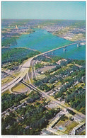 Florida Jacksonville Aerial View Of Isaiah D Hart Bridge - Jacksonville