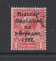Ireland, Scott 20 (SG 27), Used (slightly Trimmed Perfs At Left) - Used Stamps