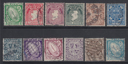 Ireland, Scott 65-76 (SG 71-82), Used - Used Stamps