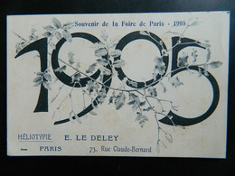 SOUVENIR DE LA FOIRE DE PARIS 1905         HELIOTYPIE E. LE DELEY    PARIS   73 RUE CLAUDE BERNARD - Tentoonstellingen