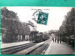 77 , Coulommiers  , L'arrivée Du Train  En Gare En 1909 - Coulommiers