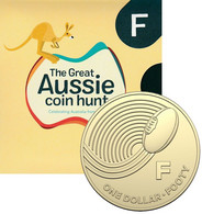 AUSTRALIA • 2019 • $1 • Alphabet Coins • F For Footy • Uncirculated Dollar Coin In Coin Wallet - Dollar