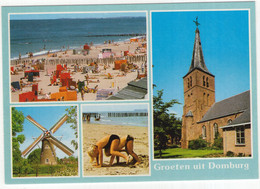 Groeten Uit Domburg - (Zeeland, Nederland / Holland) - DOG 2 - O.a. Kerk, Molen - Domburg