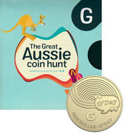 AUSTRALIA • 2019 • $1 • Alphabet Coins • G For G’day • Uncirculated Dollar Coin In Coin Wallet - Dollar