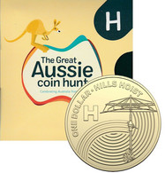 AUSTRALIA • 2019 • $1 • Alphabet Coins • H For Hills Hoist • Uncirculated Dollar Coin In Coin Wallet - Dollar