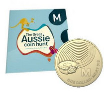 AUSTRALIA • 2019 • $1 • Alphabet Coins • M For Meat Pie • Uncirculated Dollar Coin In Coin Wallet - Dollar