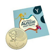 AUSTRALIA • 2019 • $1 • Alphabet Coins • Y For Yowie  • Uncirculated Dollar Coin In Coin Wallet - Dollar