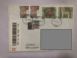 Poland Cover Sent To CHINA With Stamps - Cartas & Documentos
