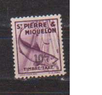 SAINT PIERRE ET MIQUELON   N°  YVERT TAXE 33  Neuf Sans Gomme    ( SG   2/30 ) - Portomarken