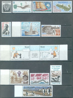TAAF - 1992 - MNH/*** LUXE - Yv 163-170 SAUF 167 PETITE VALEUR + PA 119-124 - COTE 78.35 EUR -  Lot 24903 - Años Completos
