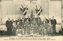 Cocumont * La Fanfare Du Village En Juin 1914 * Président M. Défons , Conseiller D'arrondissement * DUPEYRON Directeur - Sonstige & Ohne Zuordnung