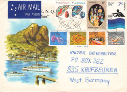 AUSTRALIA - AIR MAIL 1973 > GERMANY / ZL88 - Lettres & Documents