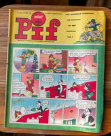 Vaillant Le Journal De PIF N° 1193 TOTOCHE Les Pionniers De L'espérance LES AS GAI LURON Teddy Ted PIFOU 24/03/1968 BE - Pif & Hercule