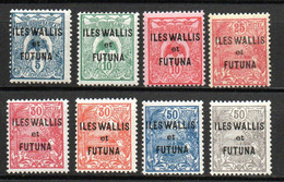 Col24  Colonies Wallis Et Futuna N° 18 à 25 Neuf X MH Cote 14,50€ - Ongebruikt