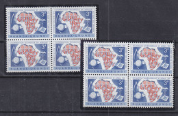 Ruanda Urundi - COB 217 / 8 ** - Blocs De 4 - Valeur 3,20 Euros - Nuovi