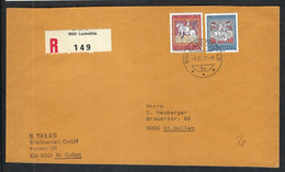 SUISSE 1971: LSC Rec. De Lustmühle (AR) Pour St Gall Affr. De 70c - Briefe U. Dokumente