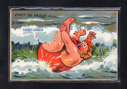 (14/04/22) 62-CPA SAINT OMER - CARTE A SYSTEME DE 10 VUES - Saint Omer