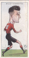 Rugby Internationals 1929 - 29 Tom Arthur, Neath & Wales  - Wills Cigarette Card - Sport - Wills