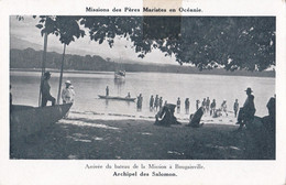 ILES SALOMON BOUGAINVILLE : Arrivée Du Bateau De La Mission - Islas Salomon