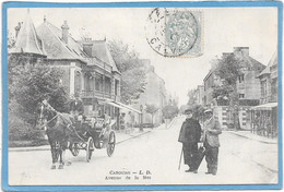 14 CABOURG - Avenue De La Mer - Attelage  Animée - Cabourg
