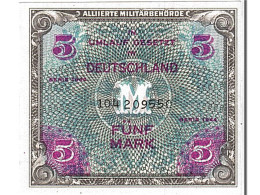 Billet, Allemagne, 5 Mark, 1944, NEUF - 5 Mark