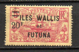 Col24  Colonies Wallis Et Futuna N° 39 Oblitéré Cote 55,00€ - Gebraucht