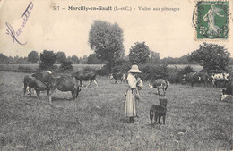 CPA 41 MARCILLY EN GAULT VACHES AU PATURAGES - Other & Unclassified