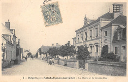 CPA 41 NOYERS PRES ST AIGNAN SUR CHER LA MAIRIE ET GRANDE RUE - Andere & Zonder Classificatie