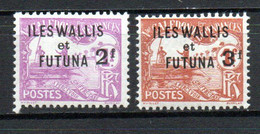 Col24  Colonies Wallis Et Futuna Taxe  N° 9 & 10 Neuf X MH Cote 44,00€ - Portomarken