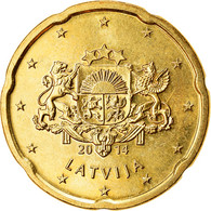 Latvia, 20 Euro Cent, 2014, SPL, Laiton - Lettonie