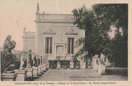 LENCLOITRE. - Château De La Grand'Cour - Le Musée (façade Ouest) - Lencloitre