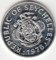 E2805 MONEDA ISLAS SEYCHELLES 1978 100 RUPIAS PLATA PROOF 40 - Seychellen