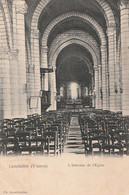 LENCLOITRE. - L'Intérieur De L'Eglise. Carte Pionnière - Lencloitre