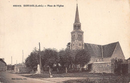 CPA 41 SAINT AGIL PLACE EGLISE - Other & Unclassified