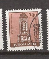1992  FRMYU  2573 JUGOSLAVIJA JUGOSLAWIEN   POSTDIENST  BRUNEN  BELGRAD USED - Used Stamps