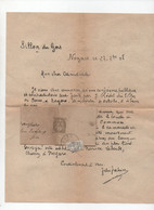 Nogaro  (32 Gers) Circulaire SILLON  DU GERS  Avec Bande Entier Postal 1c  (PPP35996) - 1900 – 1949